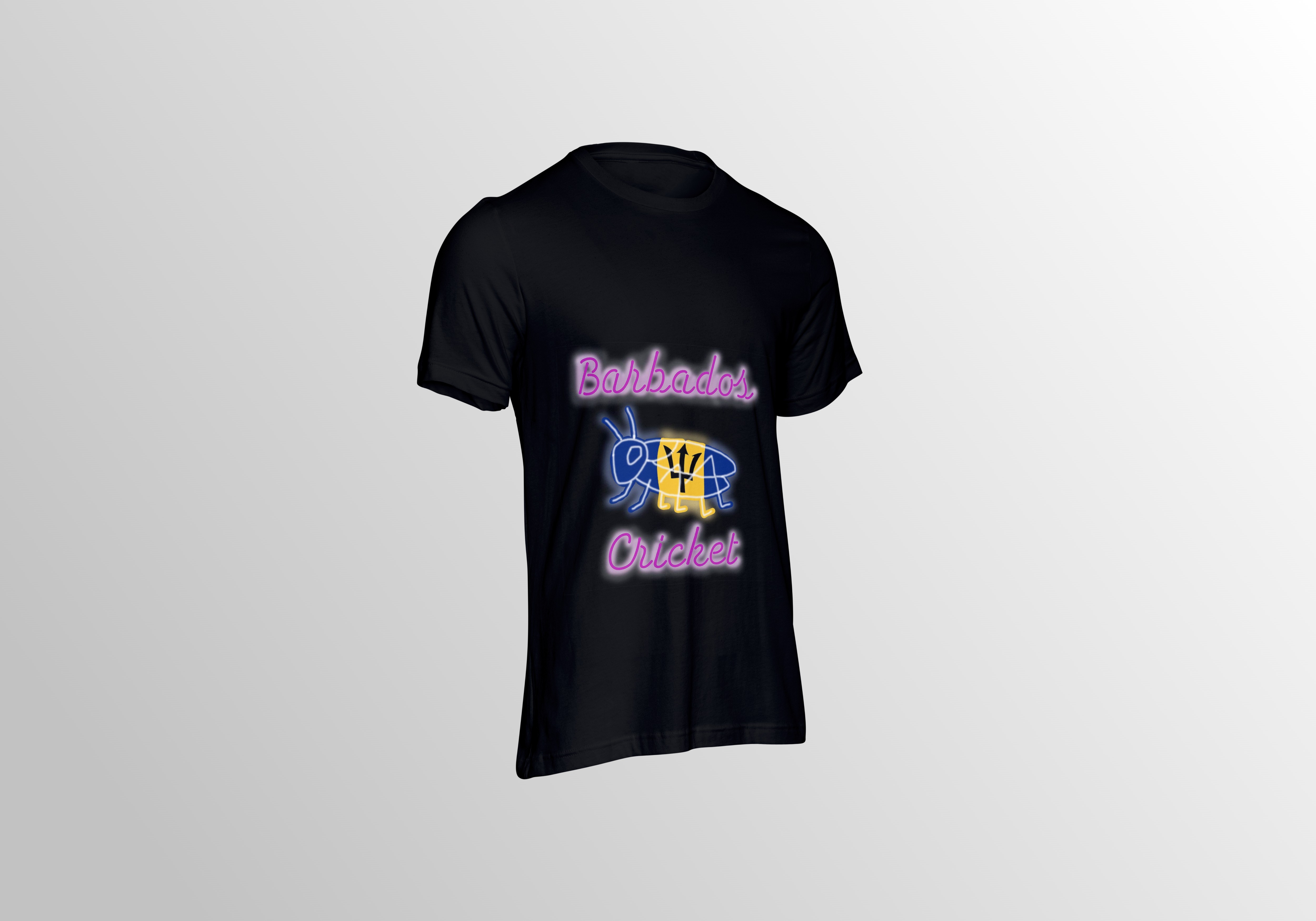 unisex shirt with Barbados Cricket logo